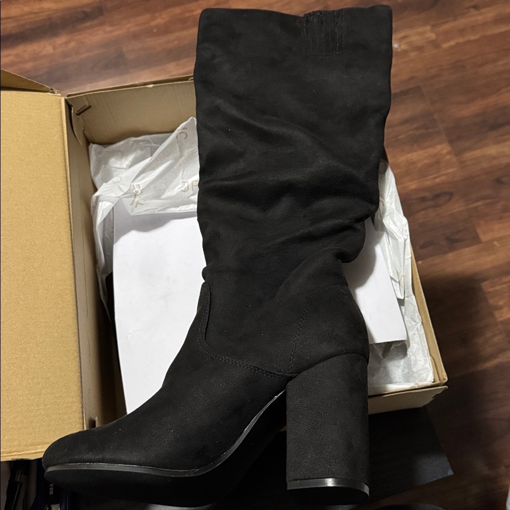 JustFab Leona Heeled Boots